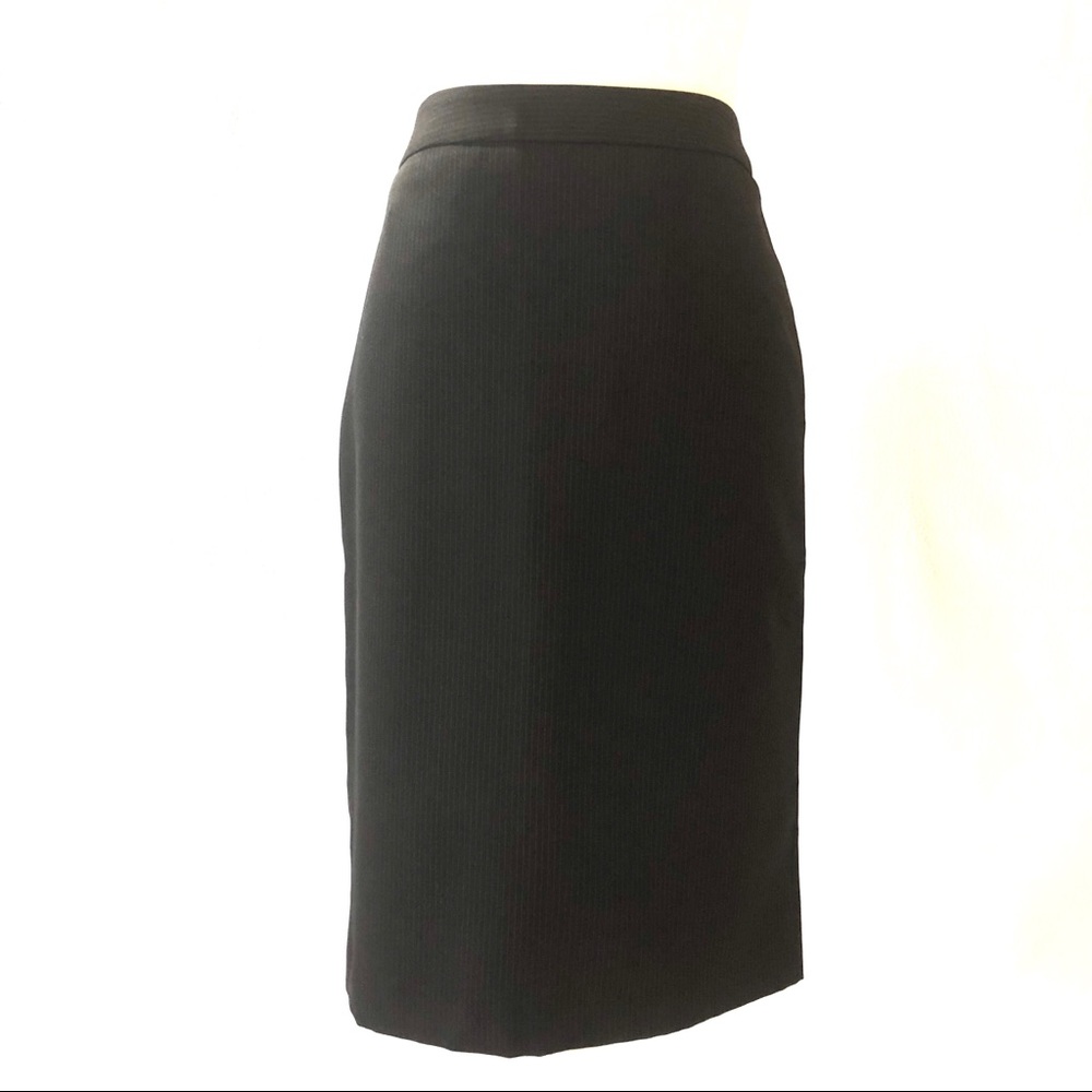Jones New York Suit Black Pinstriped Pencil Skirt